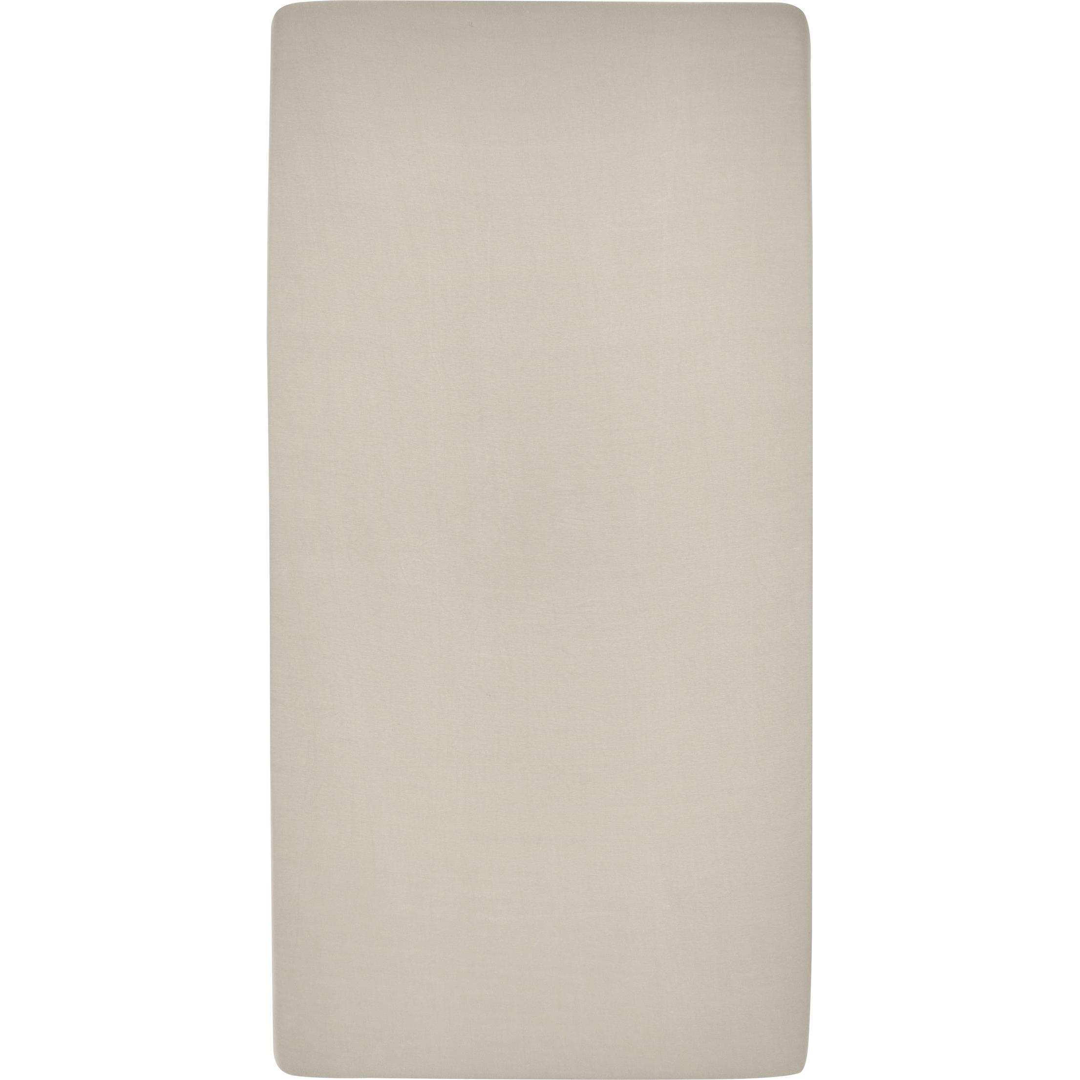 Meyco, Fixleintuch Babybett, Home jersey Spannbettlaken 120x200 sand