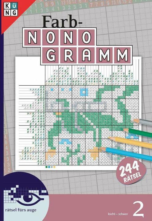 Produktbild Educational Technology Rätselbuch Farb Nonogramm 2 (128 Teile)