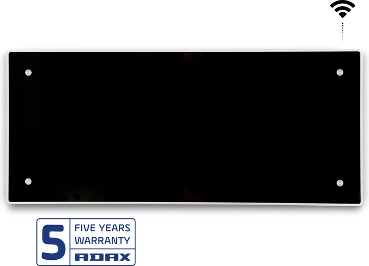 Actual product image Adax CLEA WIFI VARMEPANEL SORT 230V - 400W (400 W)