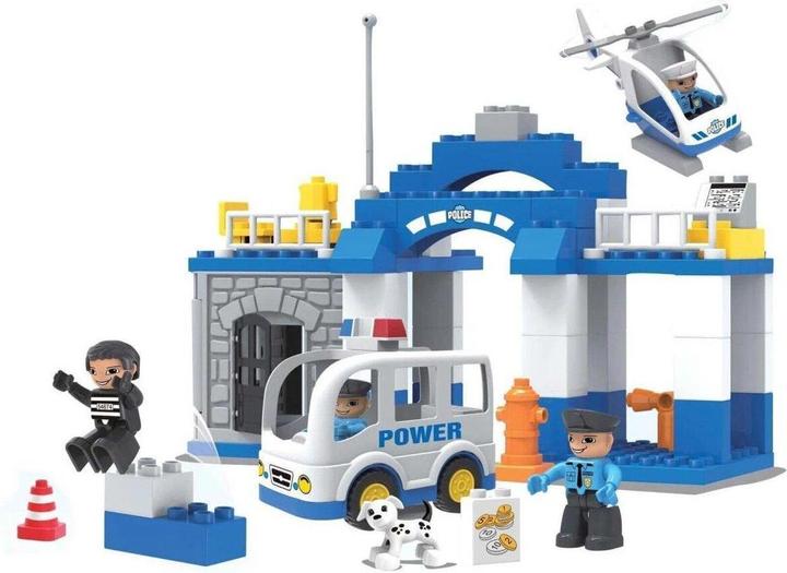 Produktbild Kids Home Toys 188-112 - KHT Polizei-Station - grosse Klemmbausteine
