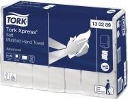 Tork Håndklaedeark Xpress Advanced H2 Interfold 2-lag 21.3x24x8 cm Hvid,21 pk x 180 ark/krt (21 x)