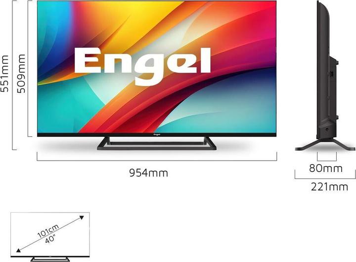 Engel Smart TV LE4086SM 40 (40", LED, Full HD, 2024)