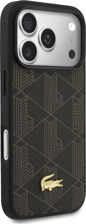 Produktbild Lacoste Case + Wallet Set PVC Blend MagSafe for iPhone 17 Pro Max brown (Apple iPhone 17 Pro Max)