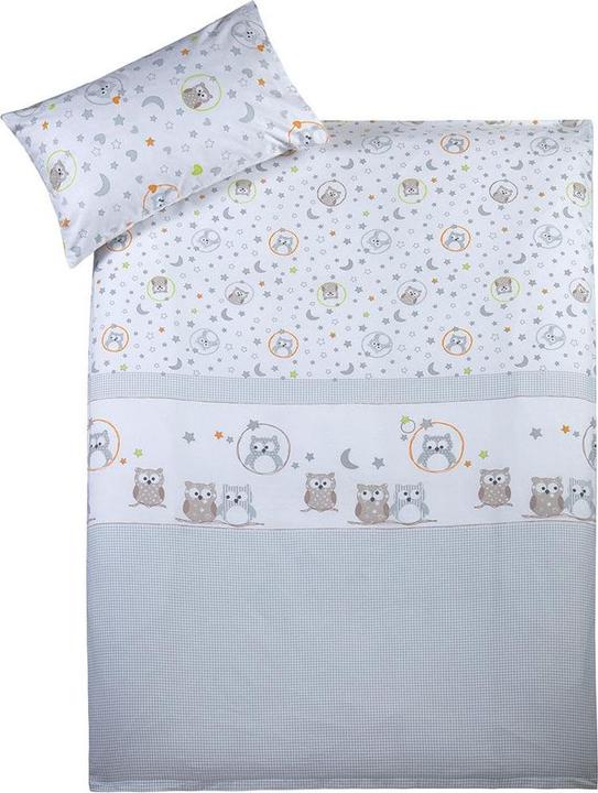 Produktbild jonka Gitterbetten Babybett-Komplett-Set Mona inkl. Bettwäsche, Himmel (70 x 140 cm)