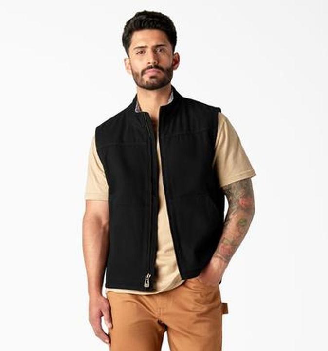 Immagine prodotto Dickies Gilet d'anatra foderato in sherpa e risciacquato nero (XL)