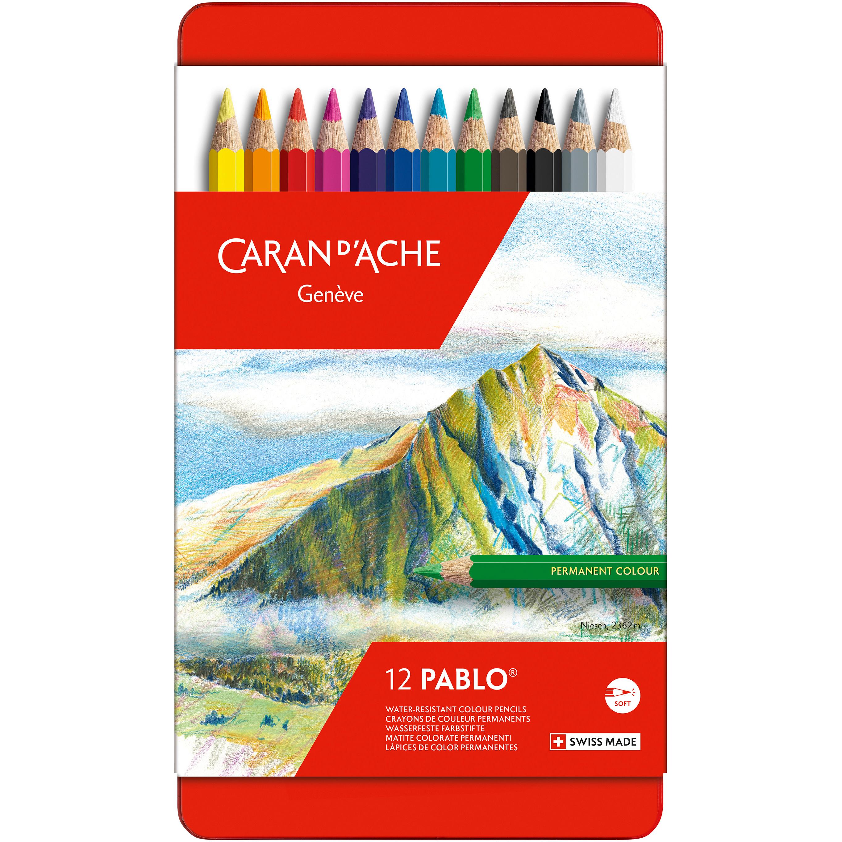 Caran d'Ache, Malstifte, Pablo (Mehrfarbig, 12 x)