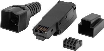 Actual product image Lanberg PLU-6000TL Wire connector RJ-45 cat.6 UTP (U/UTP, CAT6, 0.07 m)