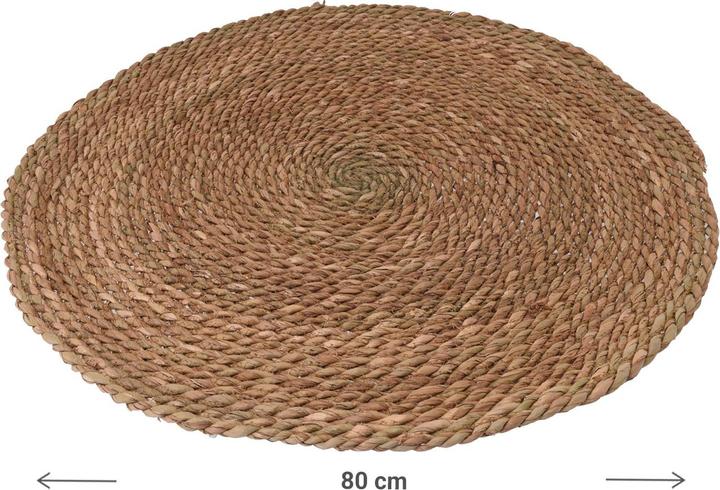Immagine prodotto Natura Punto Tappeto rotondo in rattan (80 cm)