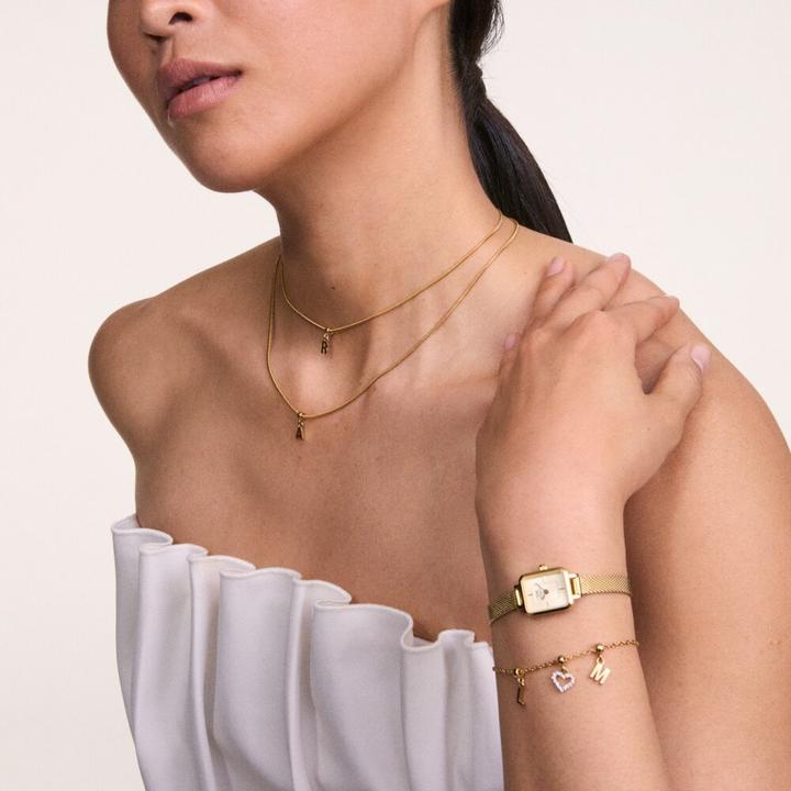 Produktbild Daniel Wellington Quadro Mini Evergold Champagne Gold (Analoguhr, 15.50 mm)