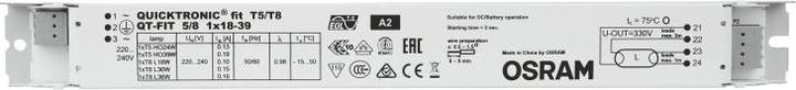 Immagine prodotto Osram QT-FIT 5/8 1X18-39