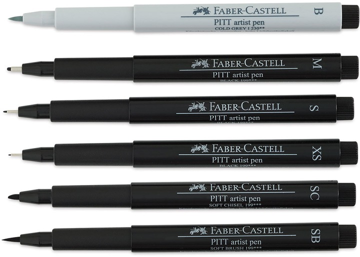 Immagine prodotto Faber-Castell manga mangaka (Nero, 6 x)