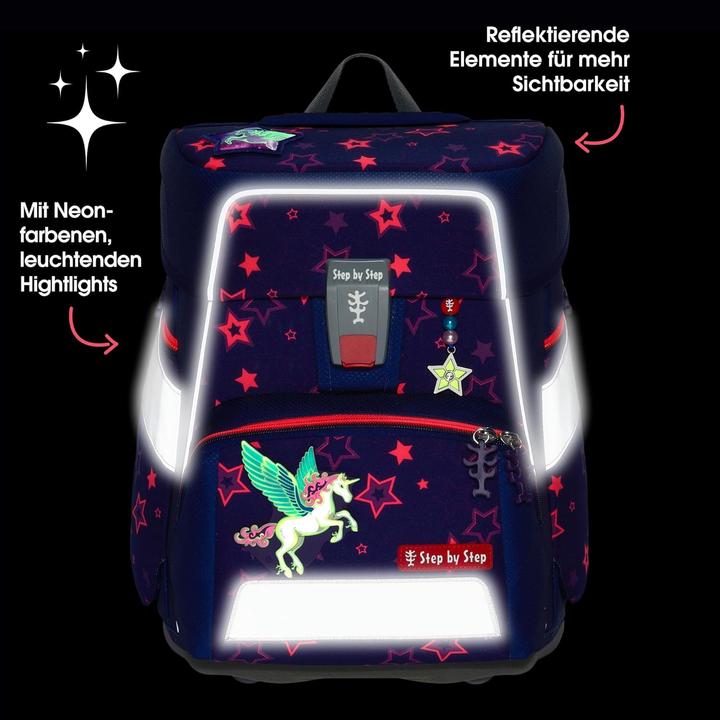Actual product image Step by Step satchel set SPACE SHINE "Pegasus Night Nuala" 5 pieces (20 l)