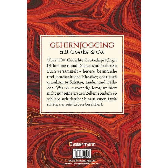 Thumbnail - Gedichte zum Gedächtnistraining. Balladen, Lieder und Verse fürs Gehirnjogging mit Goethe, Ratgeber von Brigitte Beck