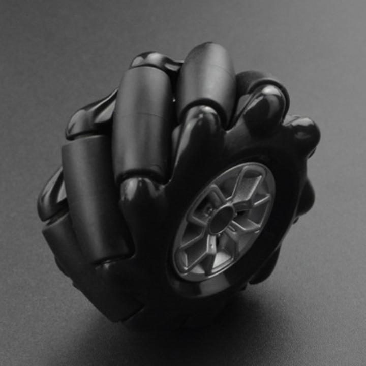 Actual product image DFRobot Clockwise 97mm Mecanum Omni Wheel Black