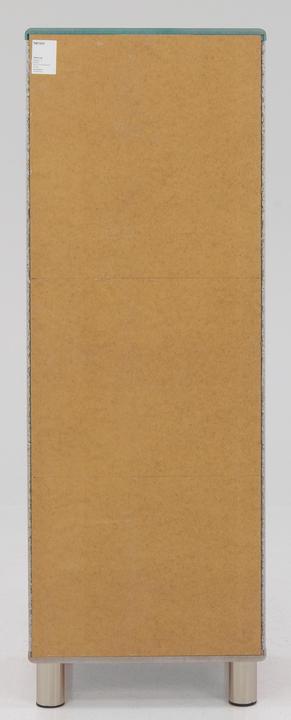 Actual product image tenzo Malibu half cabinet metal/wooden material 50x41x143 cm (50 x 41 x 143 cm)