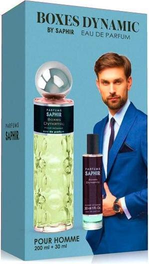 Actual product image Saphir BOXES DYNAMIC EDP SPRAY 200 ML + 30 ML SETS (Perfume set)