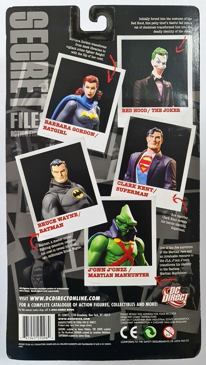 Produktbild DC Direct Secret Files Series 2: Unmasked Actionfigur J'Onn J'Onzz / Martian Manhunter