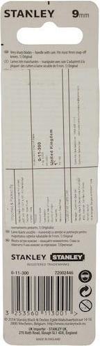 Image du produit Stanley Lames sécables 011300 (9 mm, 10x) (Lame de rechange)