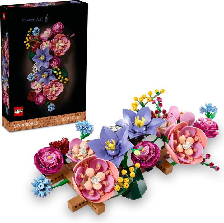 Actual product image LEGO Blumen an der Wand (LEGO Botanicals)
