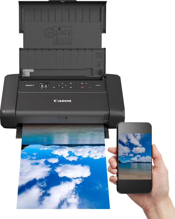 Actual product image Canon Maxify BX 110 with battery (Ink, Colour)