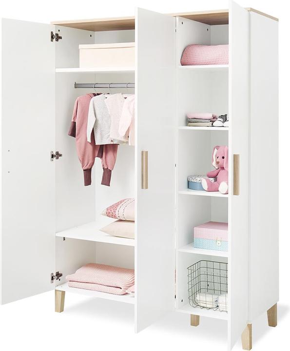 Immagine prodotto Pinolino Kinderzimmer-Set 'Lumi' extrabreit gross, 3-tlg. (Armadi bambini)