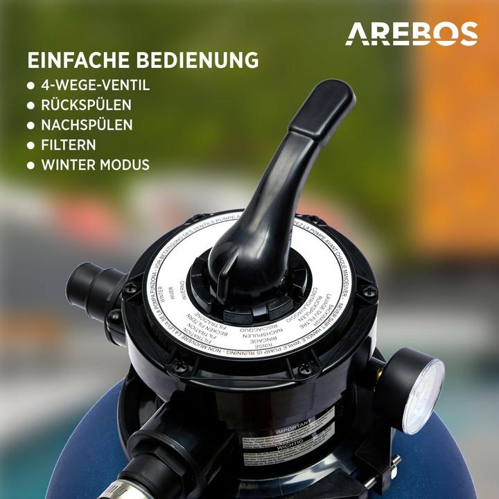 Produktbild Arebos Sandfilteranlage