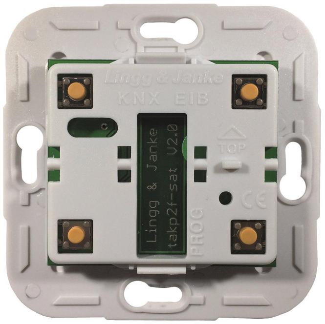 Actual product image Lingg & Janke Push-button sensor module without LED Q77898 for push-button interface Q77898