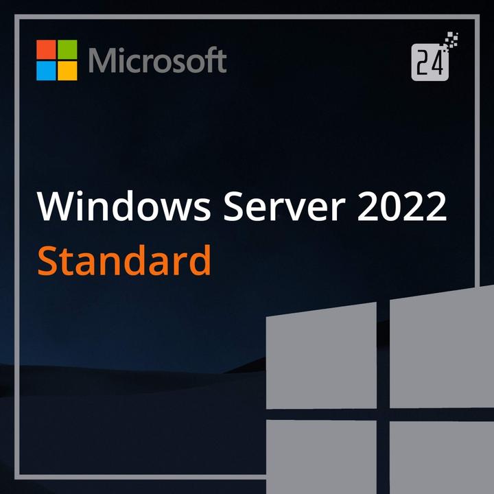 Actual product image Microsoft Windows Server 2022 Standard (1 User, unlimited)