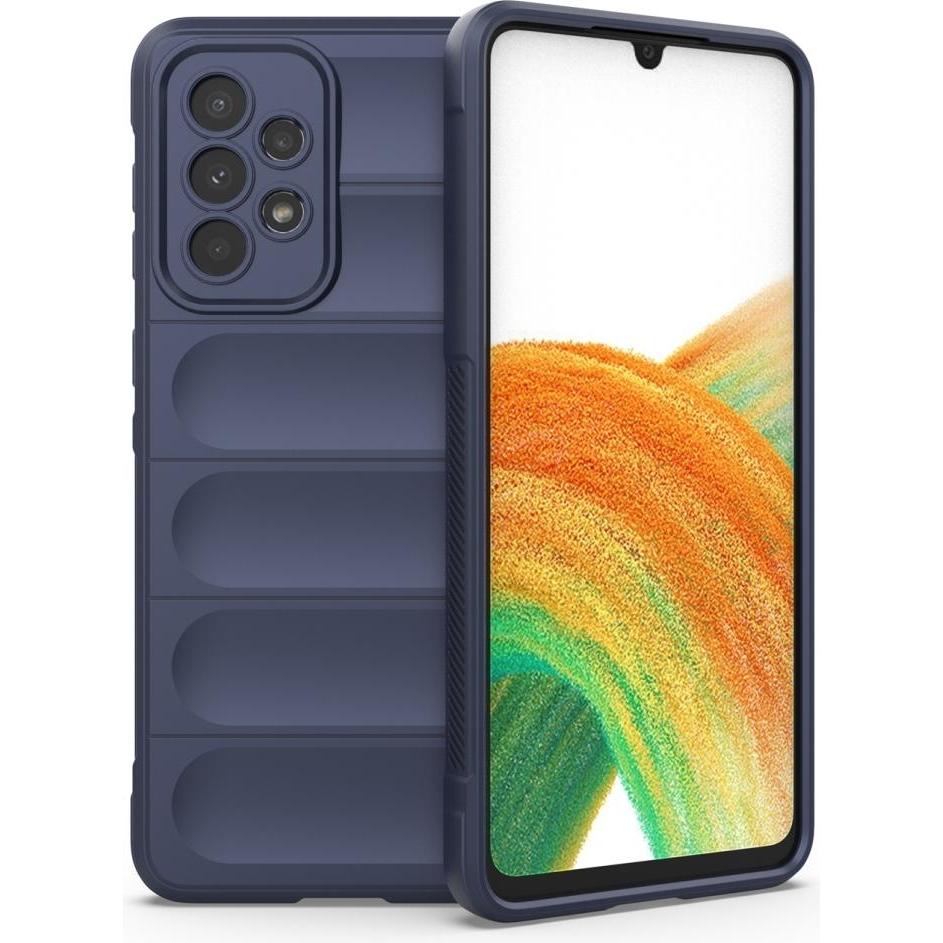 Screenguard CloudCase Samsung Galaxy A33 5G TPU Hülle (Samsung Galaxy A33 5G), Smartphone Hülle, Blau
