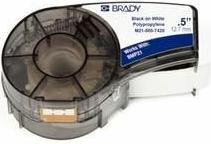 Produktbild Brady M21-500-7425, Polypropylen, Schwarz auf Weiss, 12,7mm x 6,4m, permanent, endlos (1.27 cm)