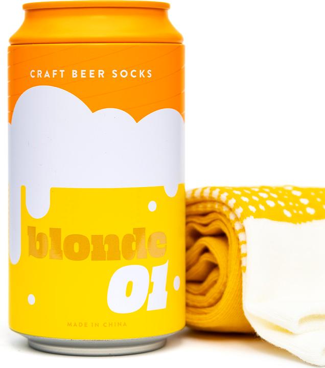 Image du produit Luckies Craft Beer Socks - Blonde (Une unité par pack, 41 - 45)