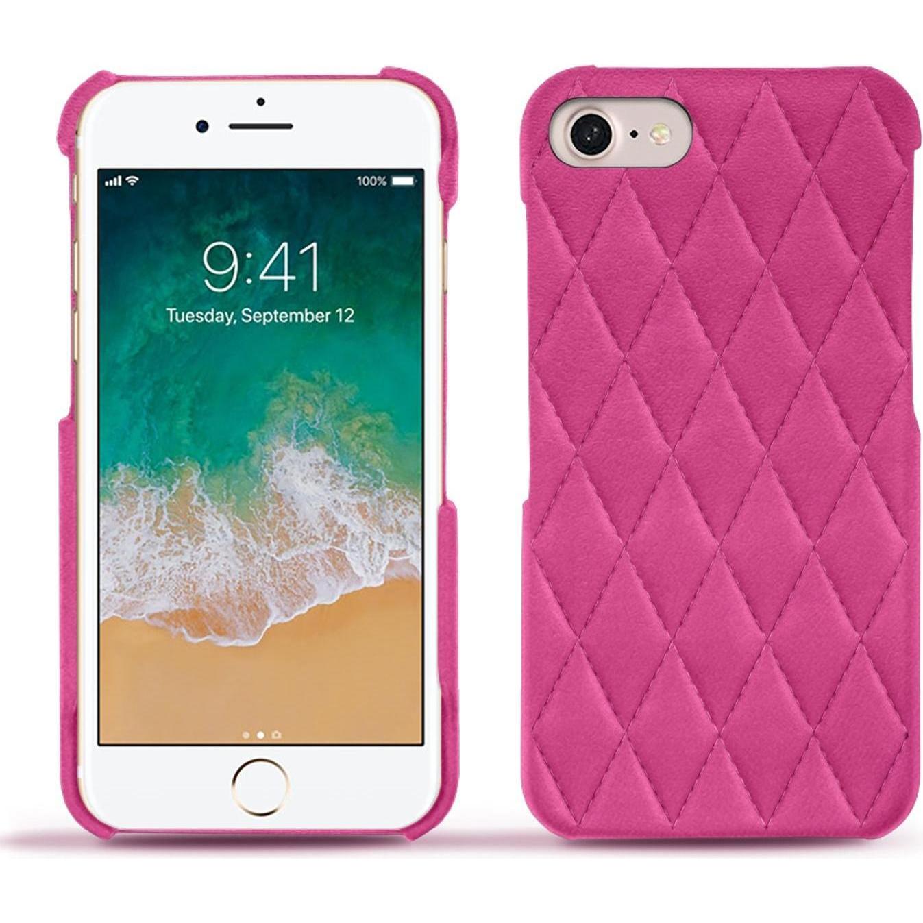 Noreve Lederschutzhülle (Apple iPhone 7), Smartphone Hülle, Rosa