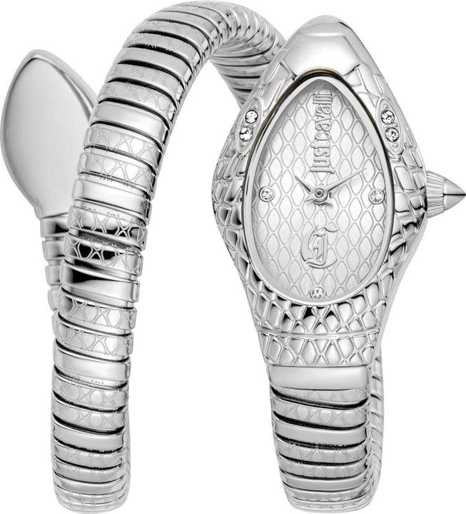 Produktbild Just Cavalli Damenuhr Signature Snake (Uhr mit Schmuckstein, 20 mm)