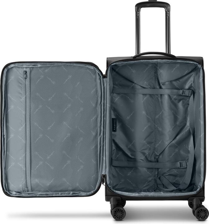 Actual product image Bugatti Valencia Soft 4 Rollen Trolley M 64.5 cm mit Dehnfalte (57 l)
