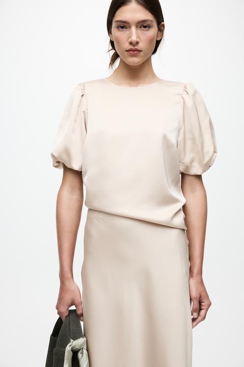 Actual product image Vila Round neck top with short sleeves (42)