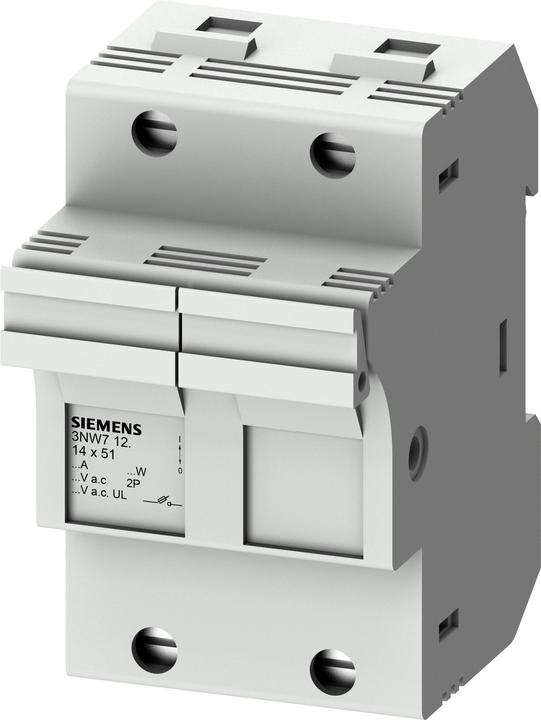 Actual product image Siemens Cylinder fuse holder 3NW7122 1 pc. (50 A)
