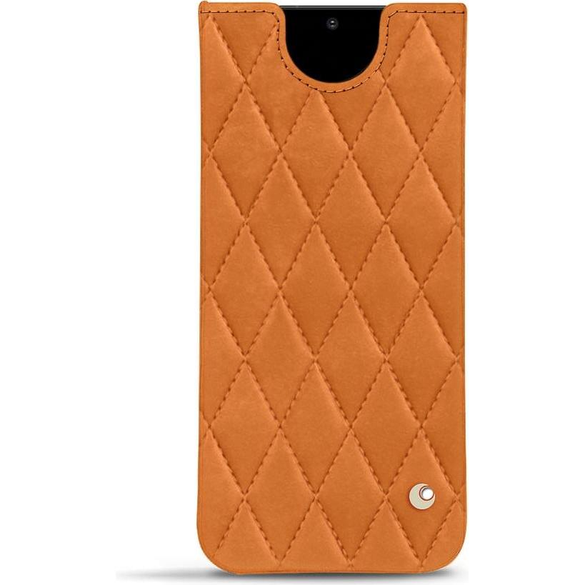 Noreve Lederschutzhülle (Samsung Galaxy S20), Smartphone Hülle, Orange