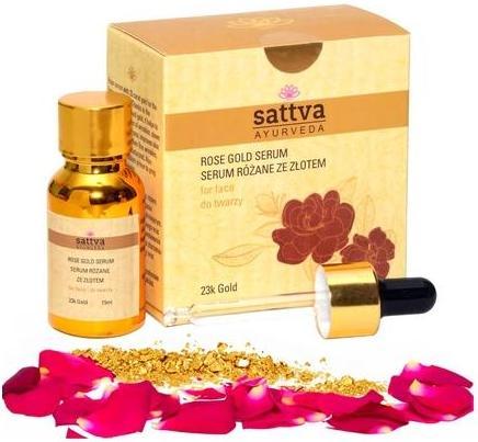 Produktbild Sattva Ayurveda Rose Gold Rose Serum With Gold For Face 15Ml (15 ml)