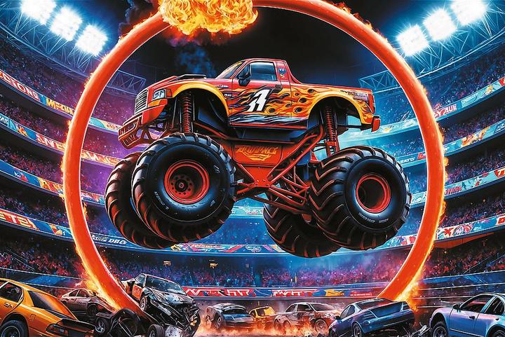 Immagine prodotto Trefl Puzzle 60 – Monster Truck (60 pezzi)