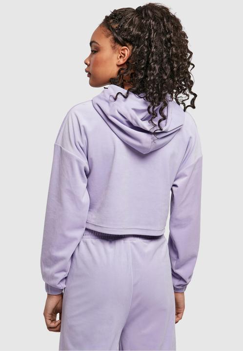 Image du produit Urban Classics Sweat à capuche croisé en velours pour femmes (L)