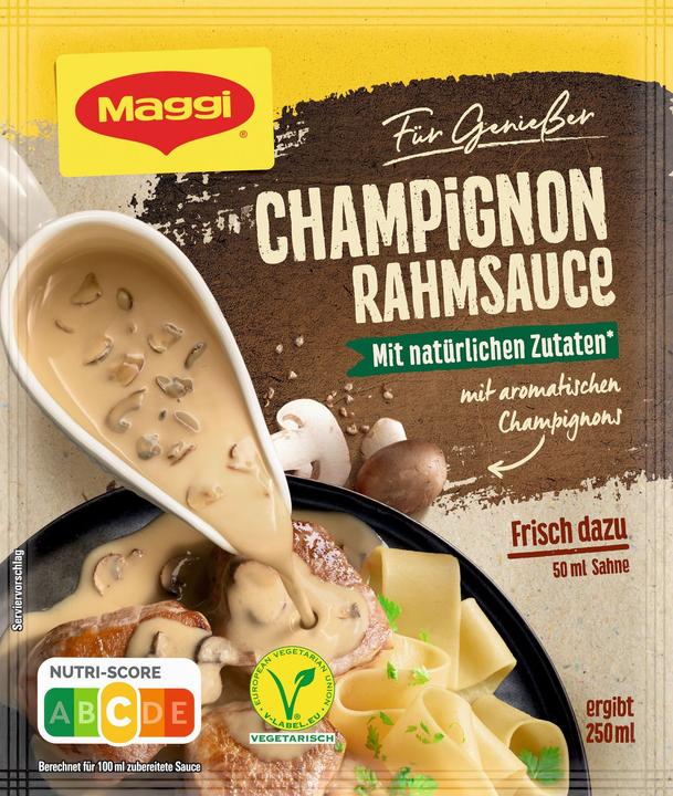 Actual product image Maggi FOR ENJOYERS Mushroom cream sauce, yields