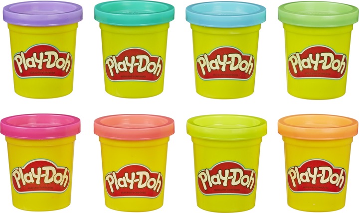 Play-Doh Pacchetto Starter 8 Colori Neon