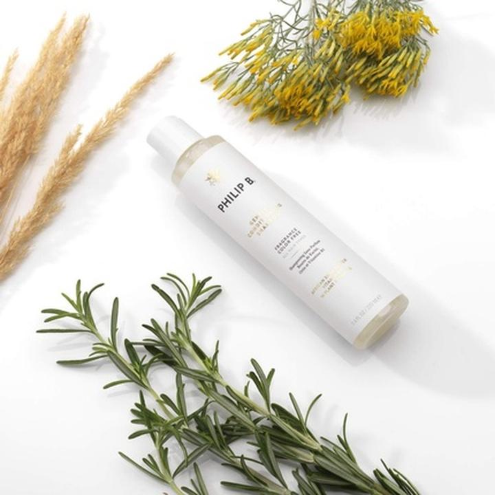 Image du produit Philip B. Shampooing doux et revitalisant au beurre de karité africain 60ml (60 ml, Shampoing liquide)