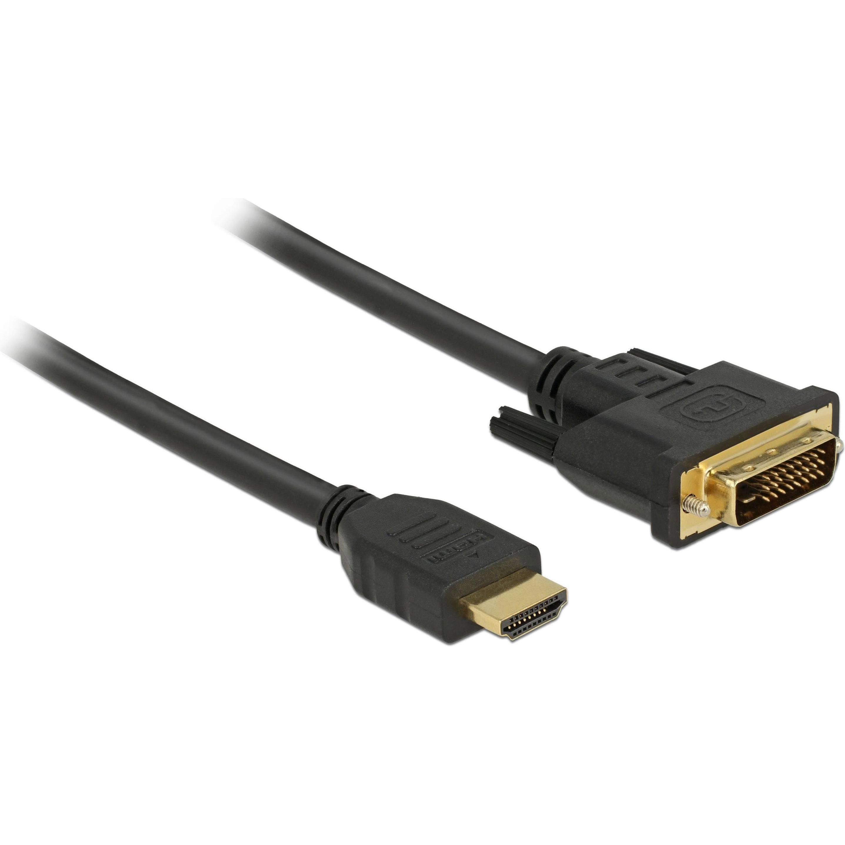 Delock DVI — HDMI (Typ A) (2 m, HDMI, DVI), Video Kabel