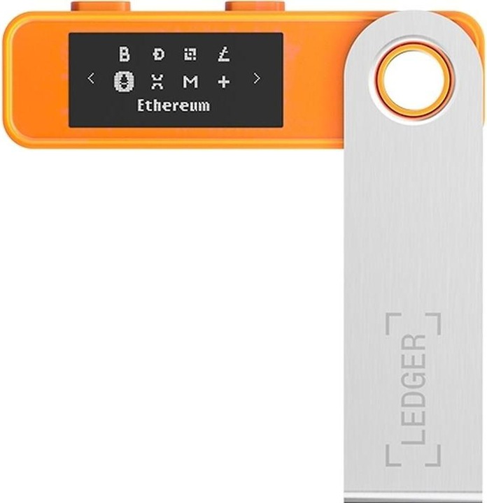 Immagine prodotto Ledger Nano S Plus - Arancione (Litecoin, Bitcoin, Dogecoin, Ethereum Classic, Dash)