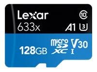Actual product image Lexar High-Performance 633x (128 GB, microSDXC, U3, UHS-I)