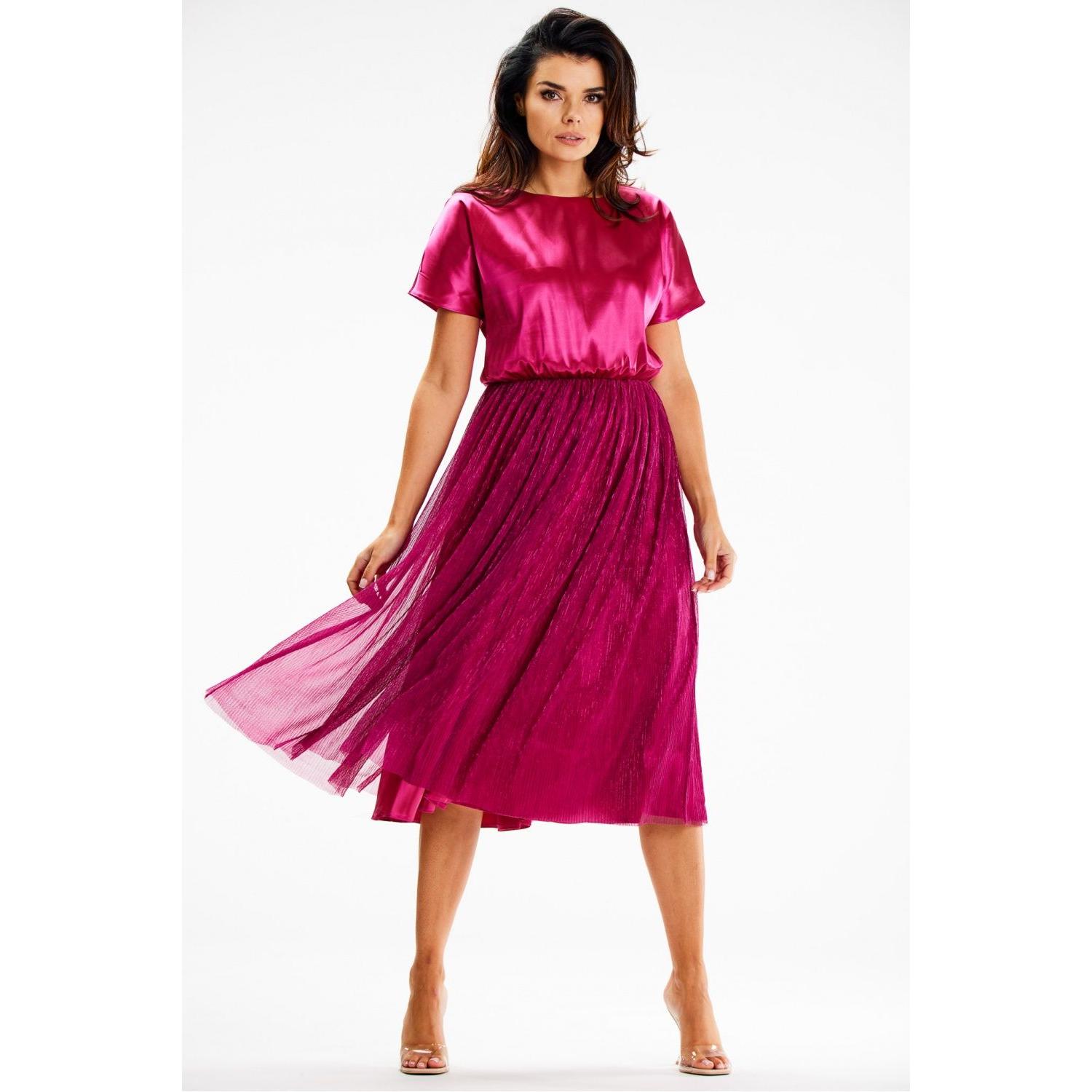 Awama, Damen, Kleider, Abendkleid model, Rosa, (M)