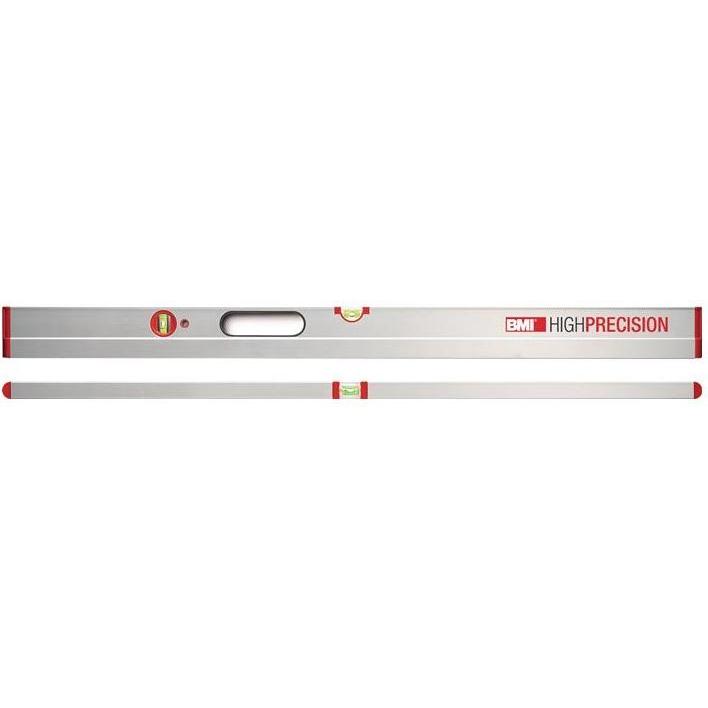 BMI, Wasserwaage, Wasserwaage HIGHPRECISION 120 cm Aluminium silber ± 0,3mm/m (120 cm)