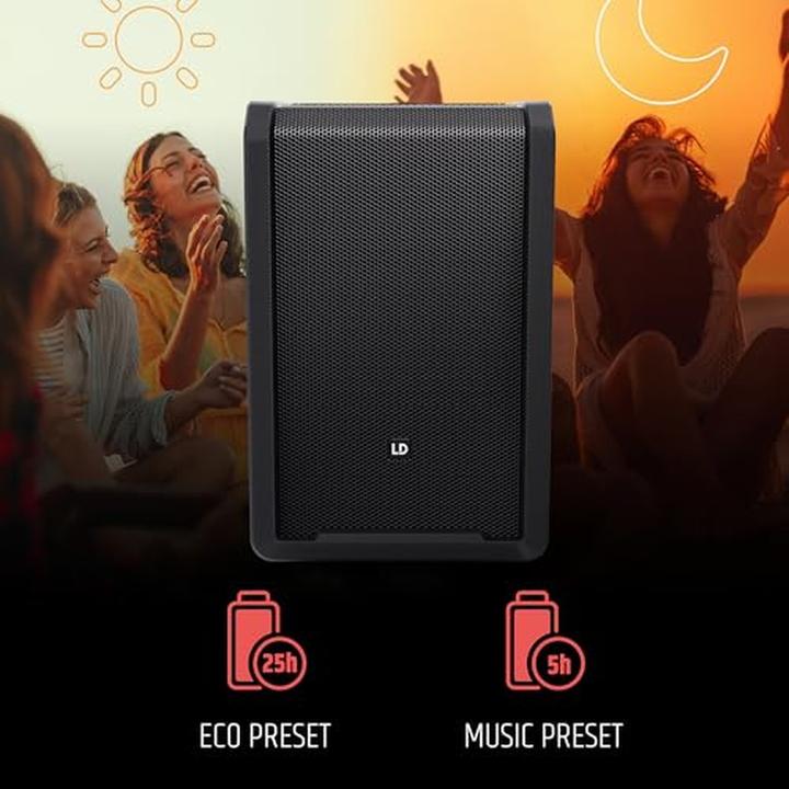 Image du produit LD Systems ANNY® 10 - 10" Enceinte mobile Bluetooth® PA avec batterie et table de mixage (Actif, 1x 160 W)