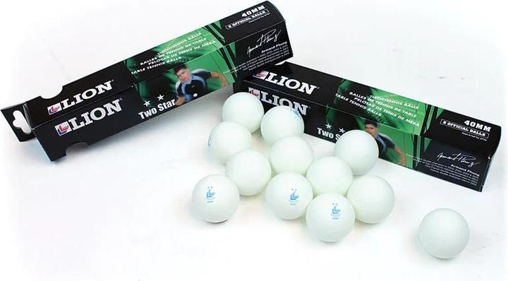 Produktbild Lion 2 Star TischtennisBälle 6erPack (6 Stk.)